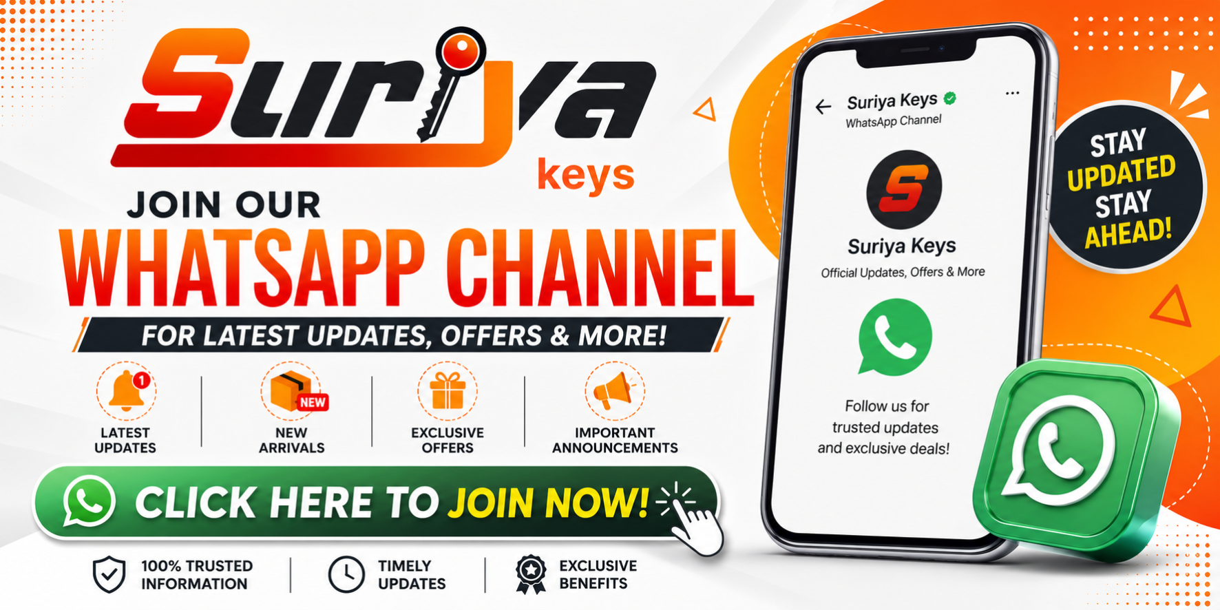 Suriya Key Centre banner
